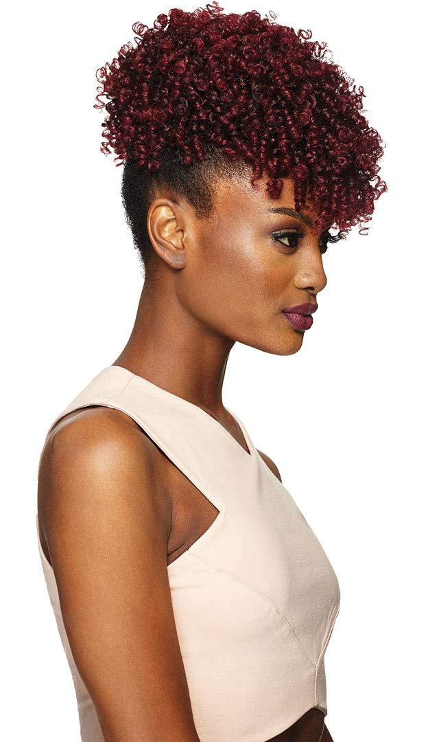 White Smoke HOTTIE (2T1/30) - Outre Timeless Pineapple Pony Synthetic Drawstring Ponytail