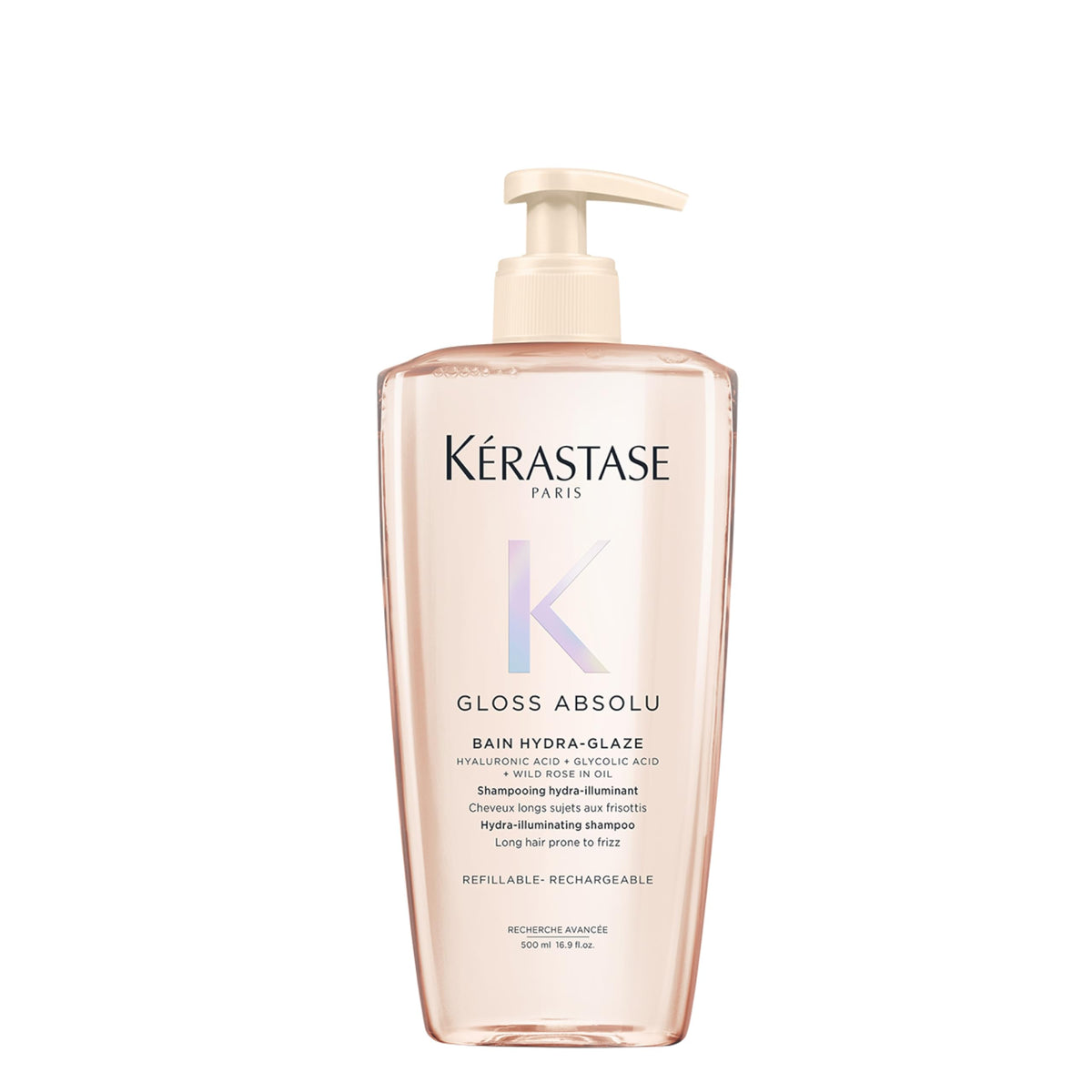 White Smoke Kerastase Gloss Absolu Shampoo Refill – Glossy Hair, 16.9 Fl Oz