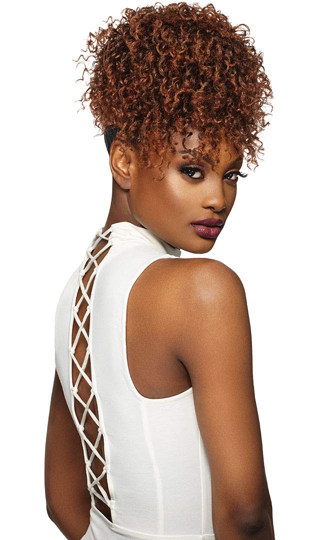 White Smoke CUTIE (S4/30) - Outre Timeless Pineapple Pony Synthetic Drawstring Ponytail