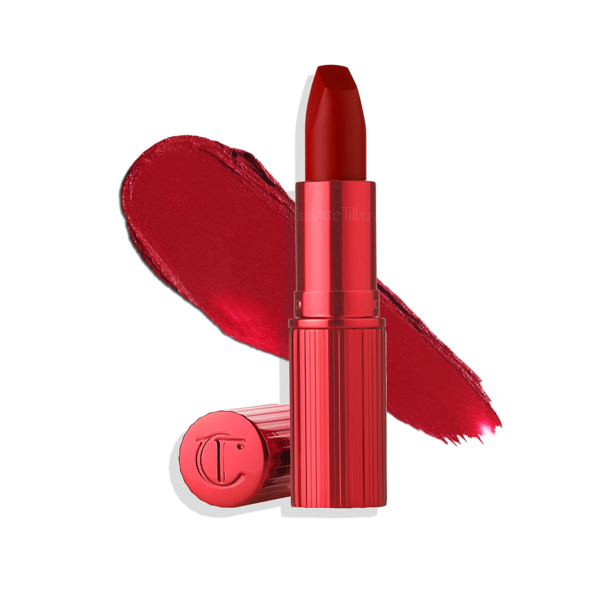 White Smoke Charlotte Tilbury Matte Revolution Lipstick - Long Lasting, Hydrating