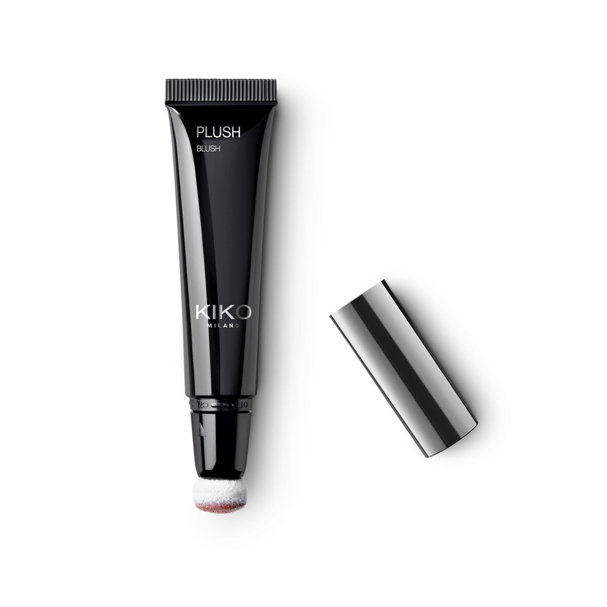 White Smoke KIKO Milano Plush Blush with Sponge Applicator