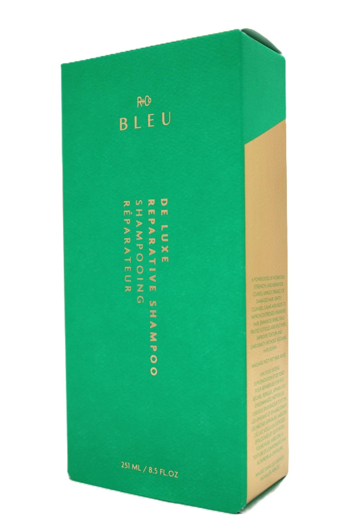 Dark Cyan R+Co BLEU DE LUXE Reparative Shampoo Mini, 1 Oz