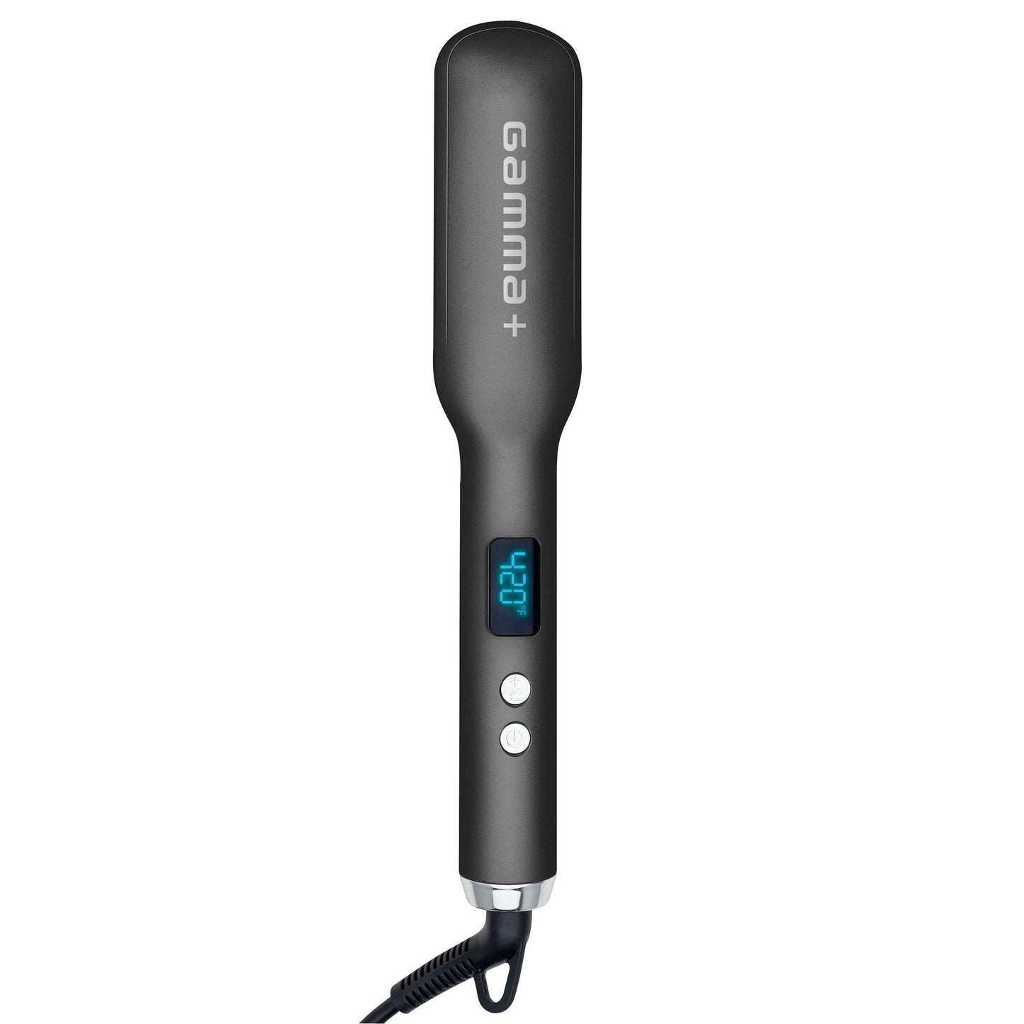 White Smoke GAMMA+ Ceramic Hot Brush with Cool Touch Technology Reduces Frizz, Static, and Straightens Hair
