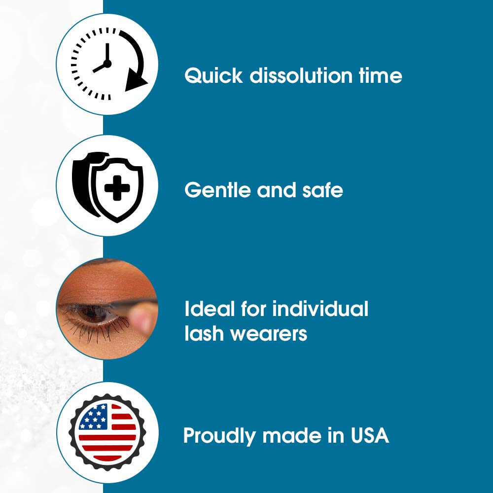 Dark Cyan Ardell LashFree Lash Remover - Gentle Lash Glue Remover for Lash Extension, Eyelash Adhesive Remover Gel, Professional Lashes Care Solution