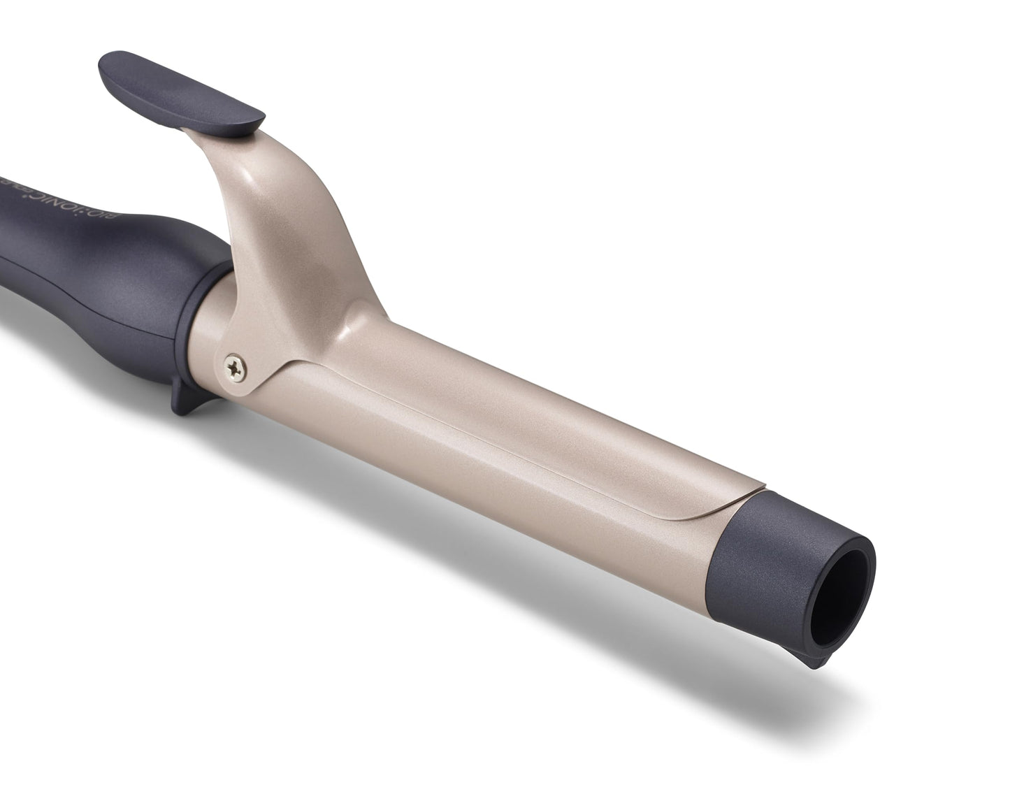 White Smoke Bio Ionic GoldPro 1.25" Curling Iron, Blue, Moisturising Heat & 24K Gold MX, New & Improved 12% Longer Barrel Ceramic Curling Iron, Adjustable Heat, Versatile Hair Styling Wand for Long-Lasting Curls