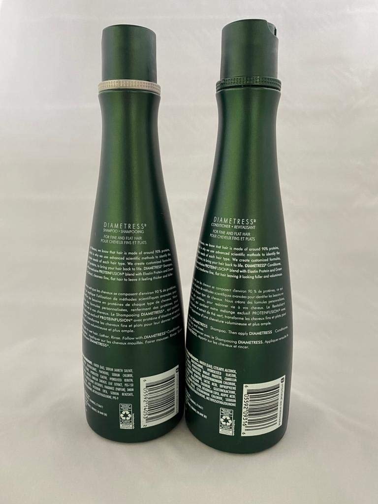 Gray Nexxus Diametress Volumizing Combo Pack, Rebalancing Shampoo + Restoring Conditioner, 13.5 Ounce Each, Packaging May Vary
