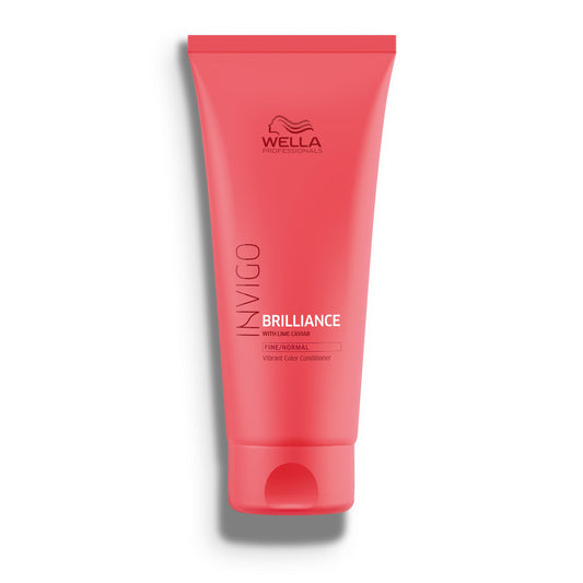 White Smoke Wella Professionals Invigo Brilliance Conditioner | For Fine/Normal Colored Hair | Intense Color Protection & Maintains Vibrancy | 8.4 Fl Oz