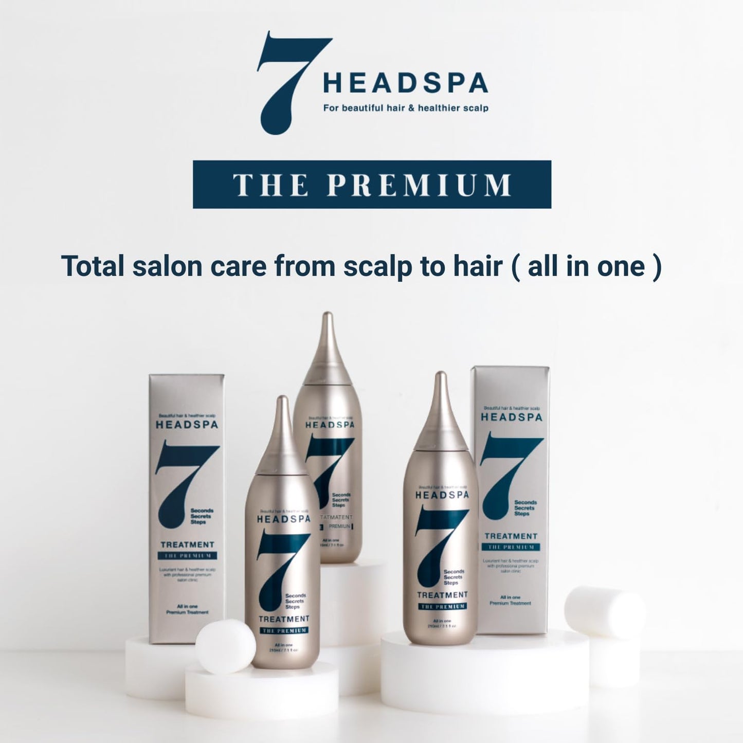 Lavender Headspa7 - The Premium Treatment , Total salon care treatment for soft volume hair, scalp care for thining and weak hair, Korea Best hair care teatment.