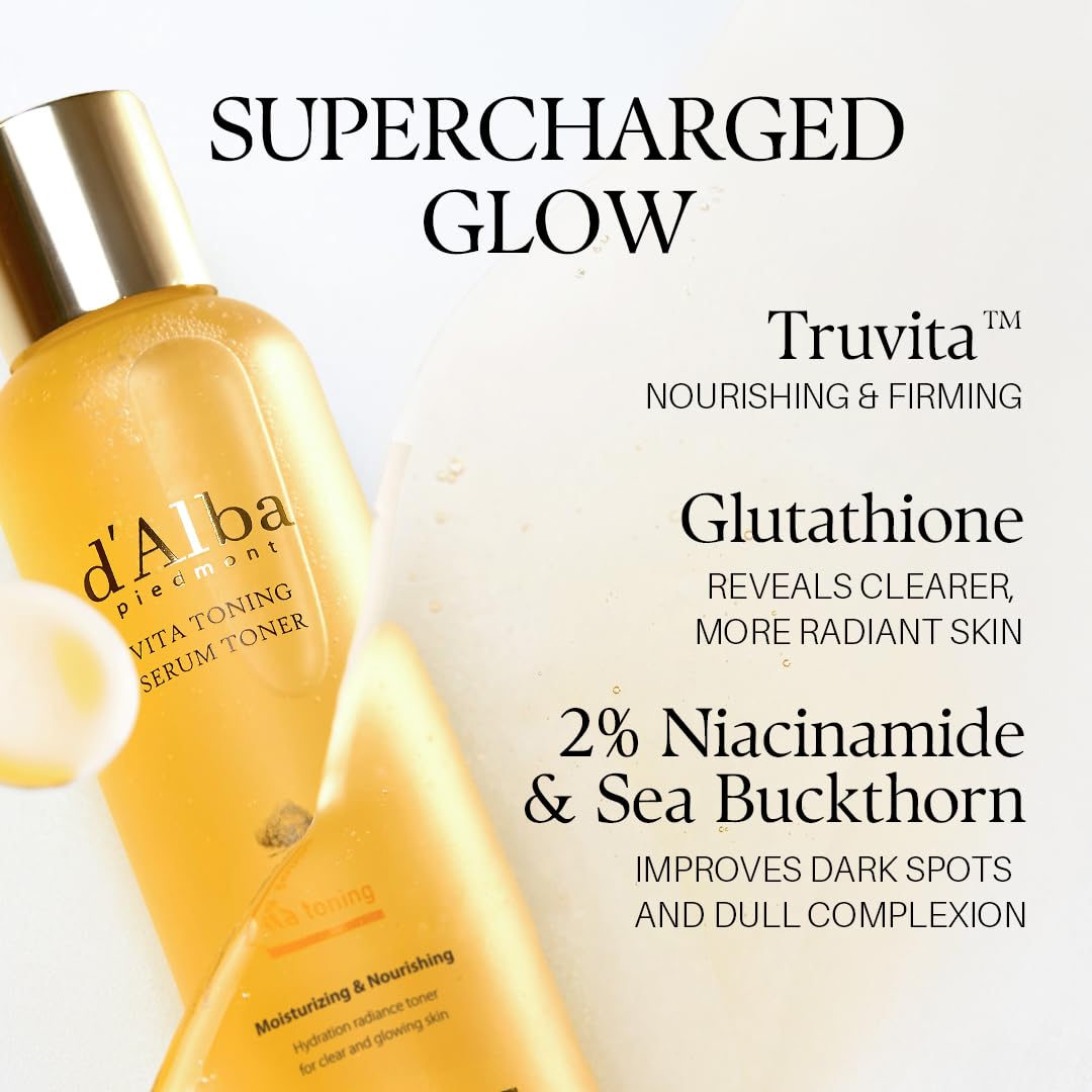 White Smoke d'alba Piedmont White Truffle Vita Toning Serum Toner (6.08 fl. oz)