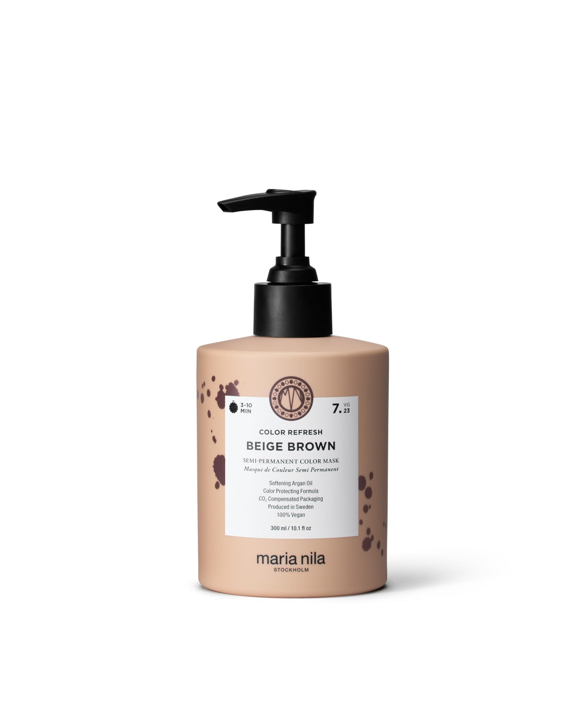 White Smoke Maria Nila Color Refresh, Beige Brown 10.1 Fl Oz, Beige brown hair mask, Semi-Permanent Pigments, 100% Vegan & Sulfate/Paraben free