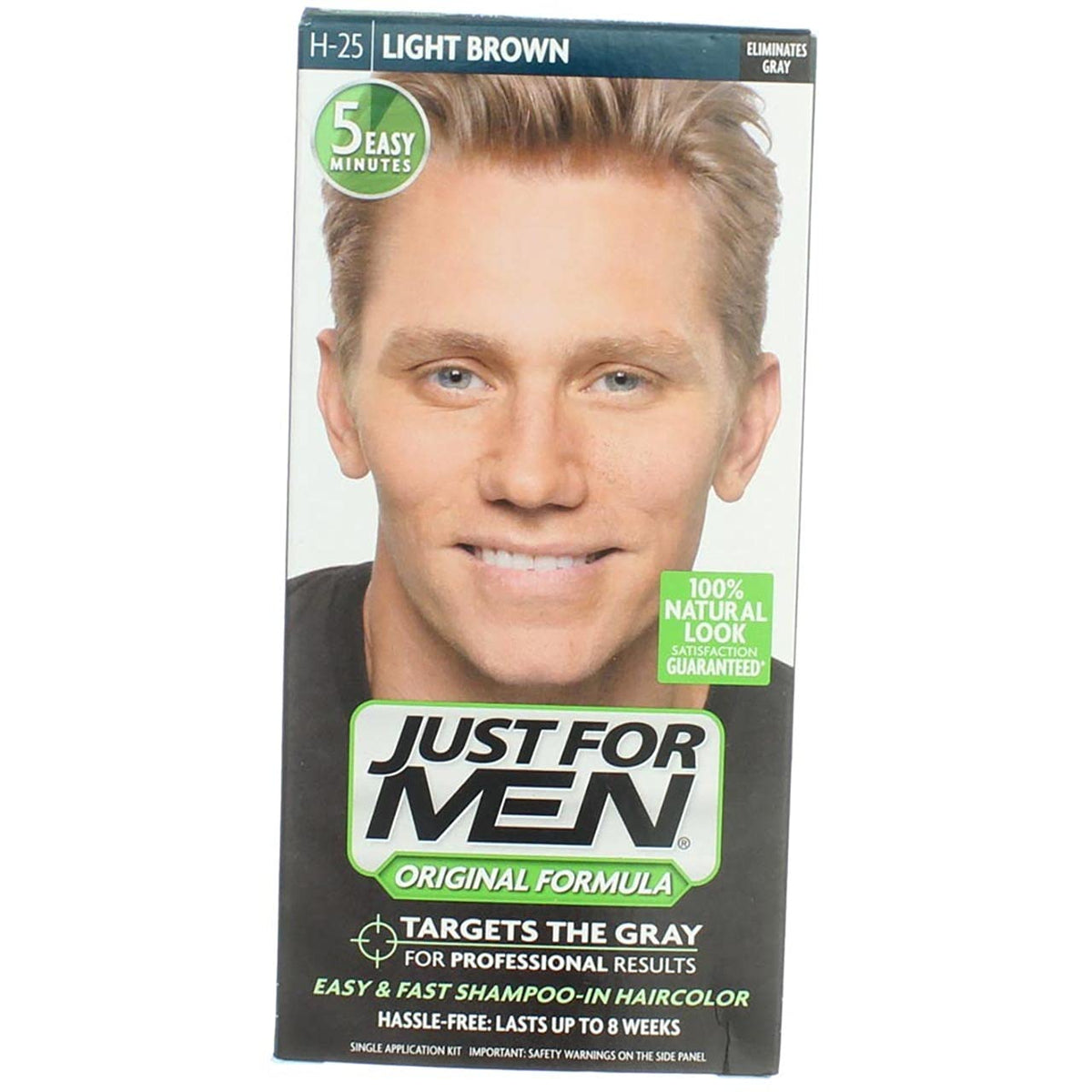 White Smoke Just For Men Hair Color, Light Brown, 1 Ounce