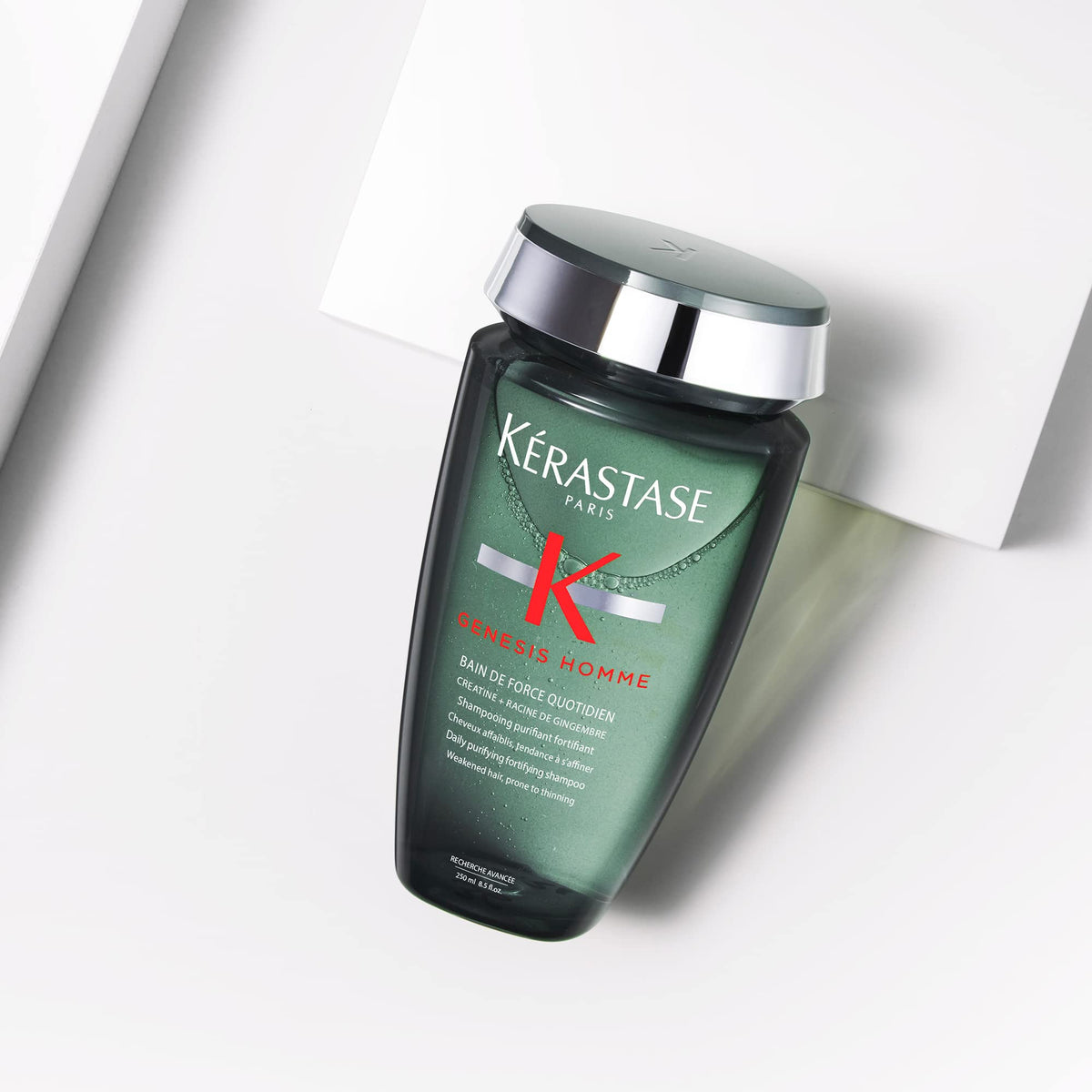 White Smoke Kerastase Genesis Homme Bain De Force Shampoo – For Men, 8.5 Fl Oz