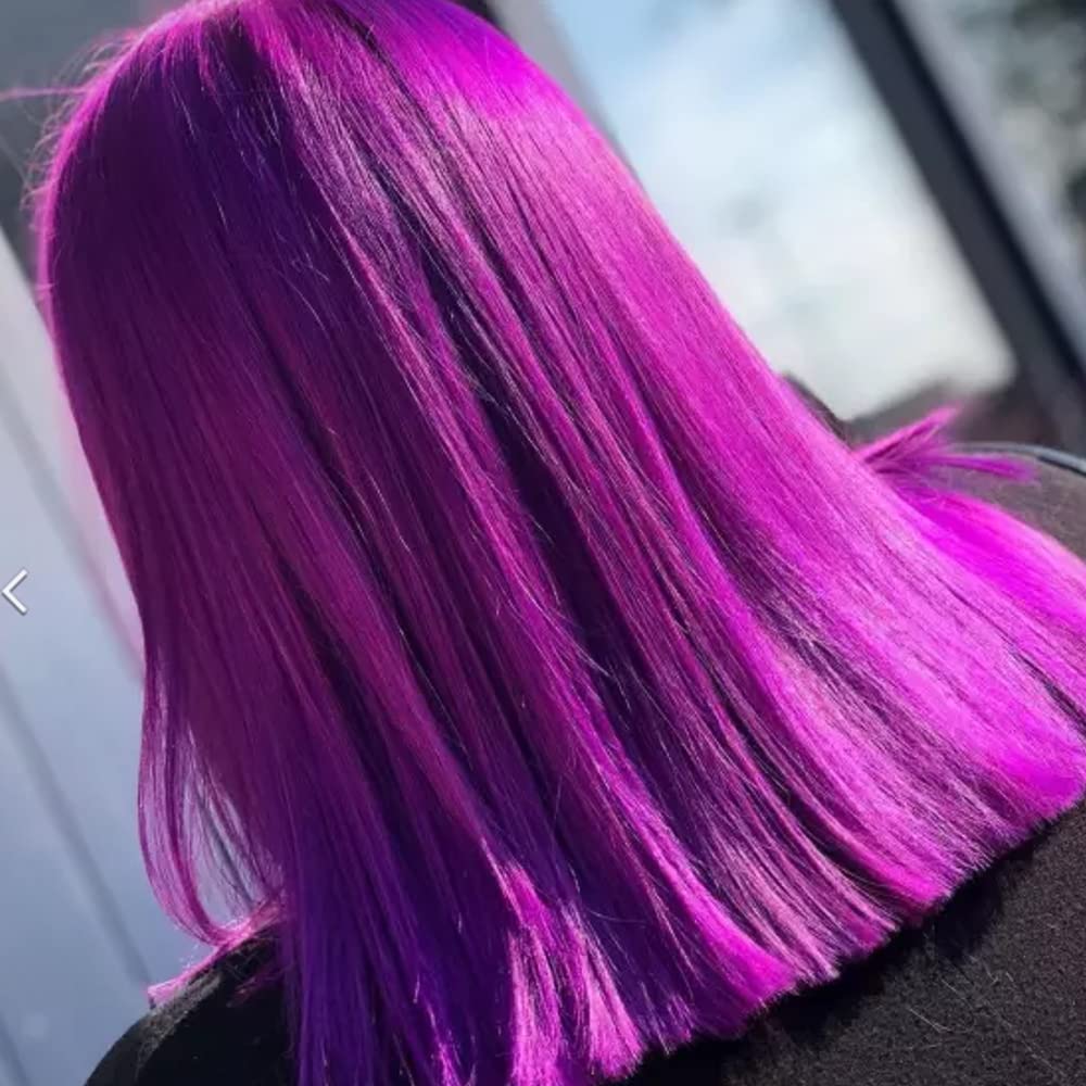 Midnight Blue Manic Panic Semi Permanent Purple Haze Hair Dye, 4 oz