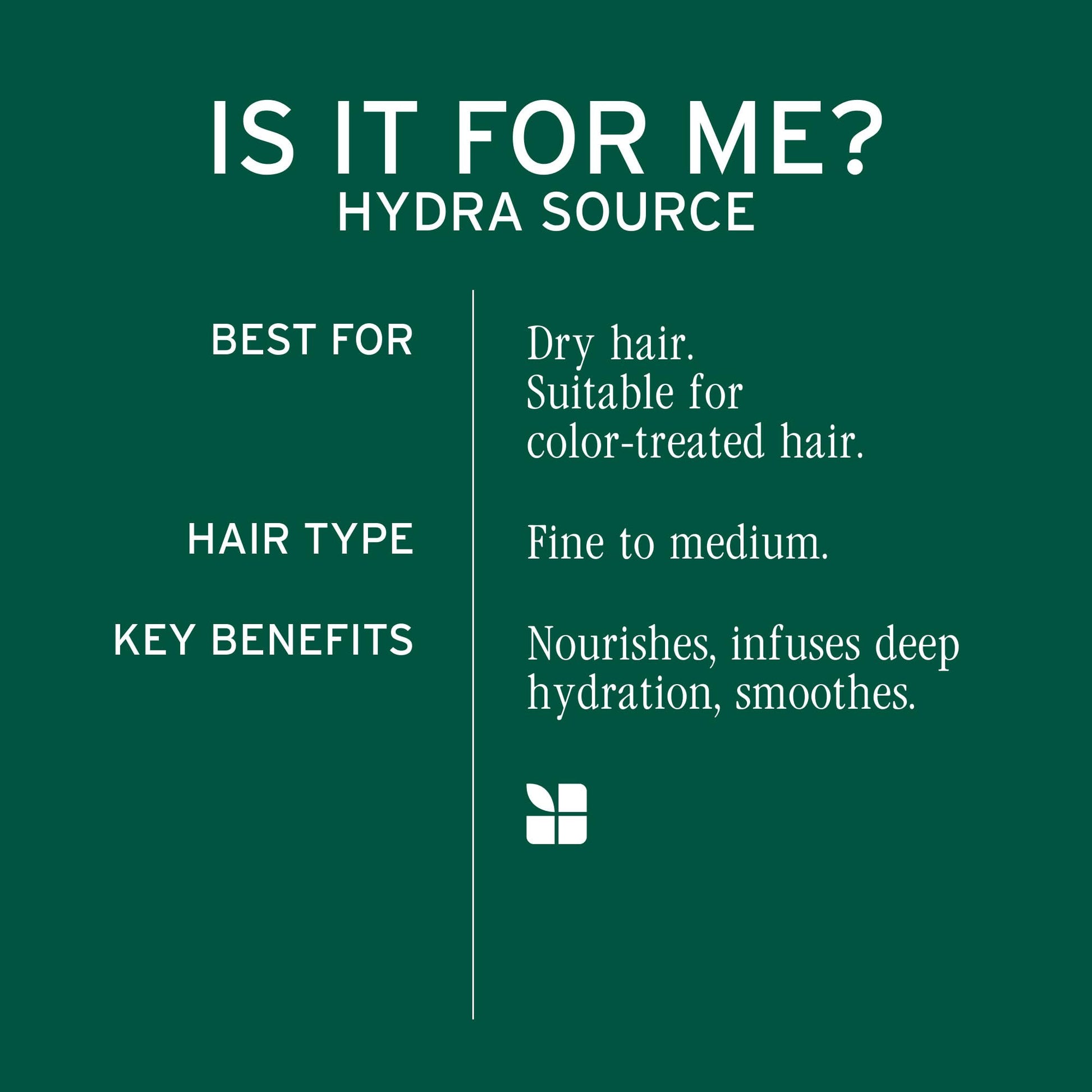 Dark Slate Gray Biolage Hydra Source Conditioning Balm - Moisturizes, Detangles & Adds Softness, For Dry Hair, Infused with Fermented Aloe & Micro-Filtered Hyaluronic Acid, Vegan & Paraben-Free, 1.7 Fl Oz