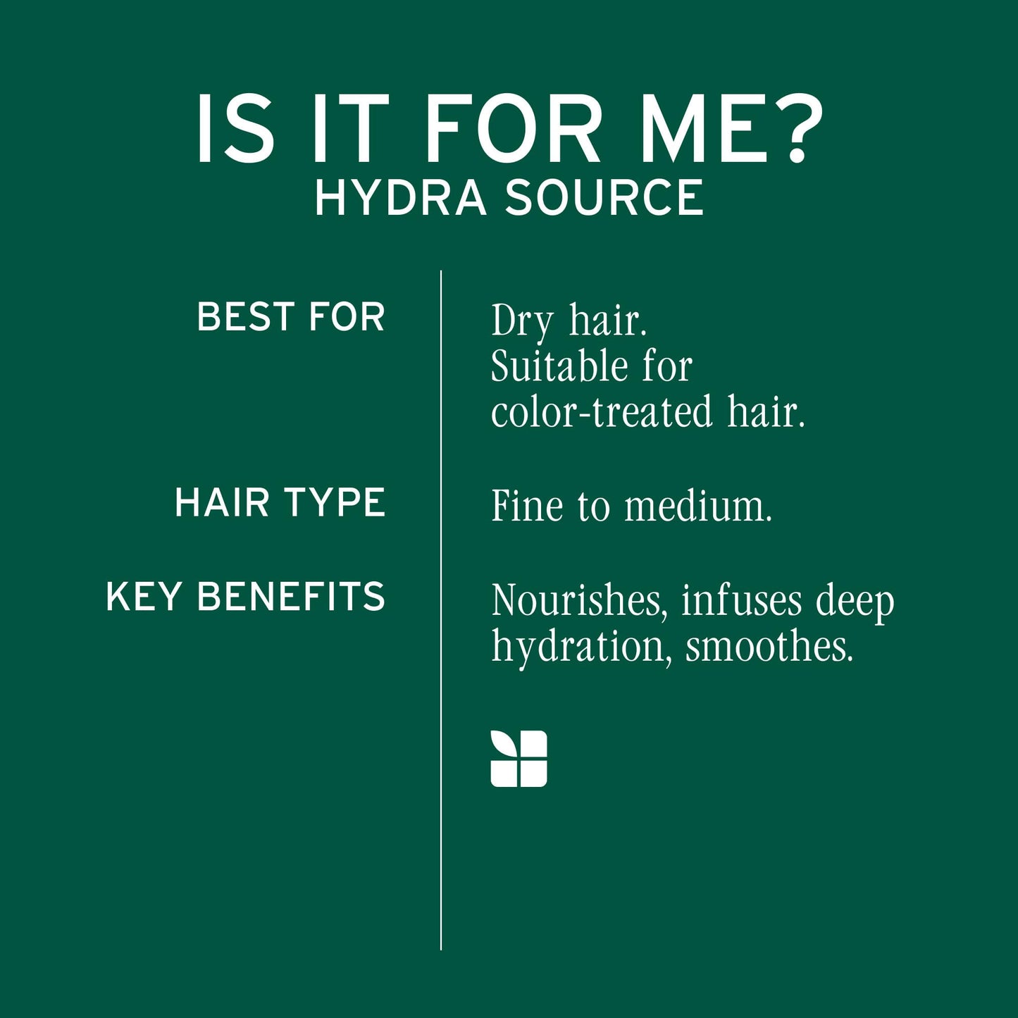 Dark Slate Gray Biolage Hydra Source Shampoo - Softens, Moisturizes & Adds Shine, For Dry Hair, Infused with Micro-Filtered Aloe Vera & Fermented Hyaluronic Acid, Vegan & Paraben-Free, 1.7 Fl Oz