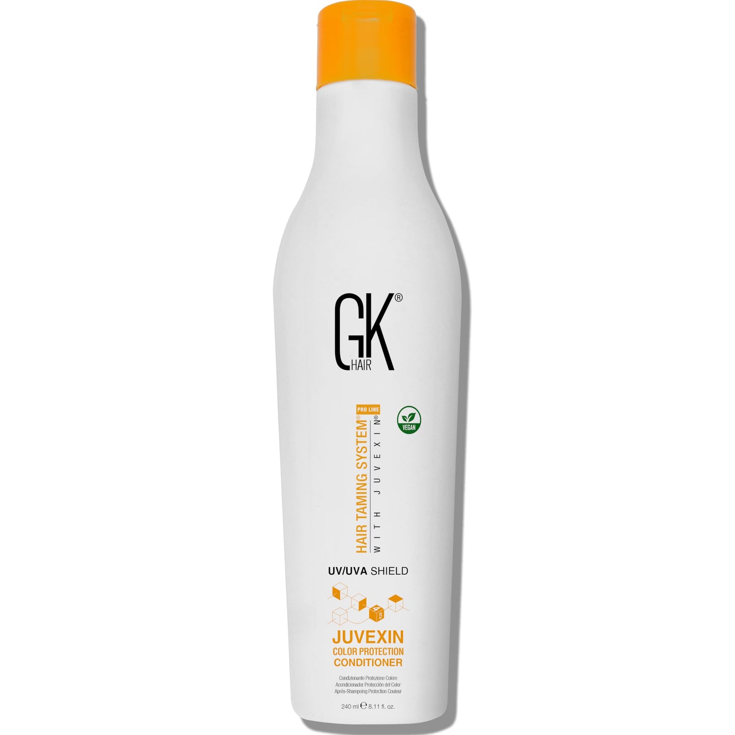 Lavender GK HAIR Shield Conditioner 8.11 Fl Oz – UV Protection Conditioner for Color Treated Hair, Moisturizing Conditioner for Dry Damaged Hair, Hydrating Repair Conditioner with Aloe Vera & Natural Oils