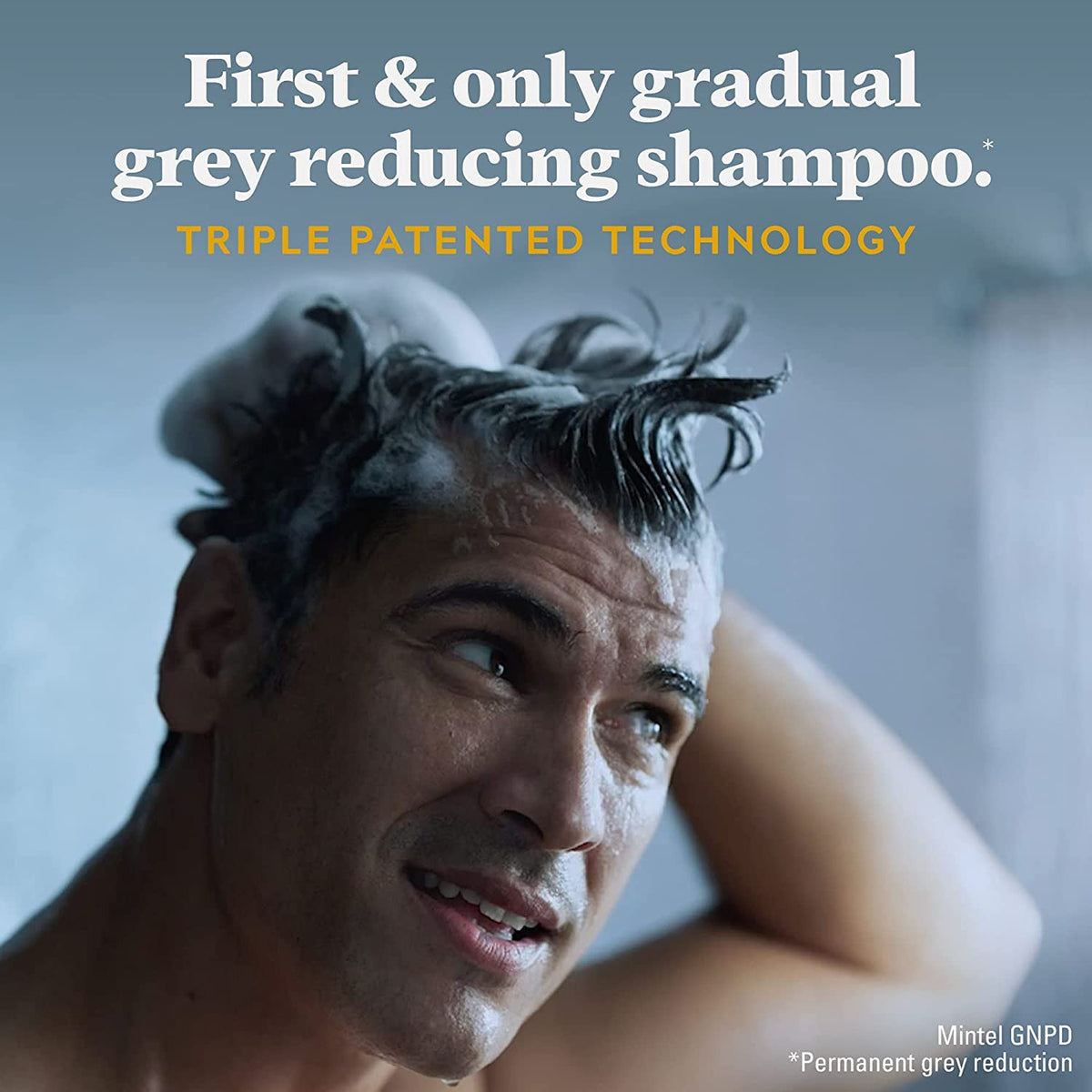 Black Just For Men Control Gx 4 Ounce Shampoo 2-N-1 Grey Reduce Boxd 118ml Pack of