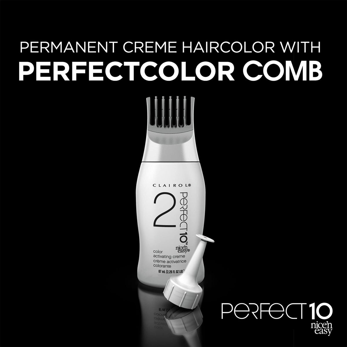 Black Clairol Nice'n Easy Perfect 10 Permanent Hair Dye, 5 Medium Brown Hair Color, Pack of 1