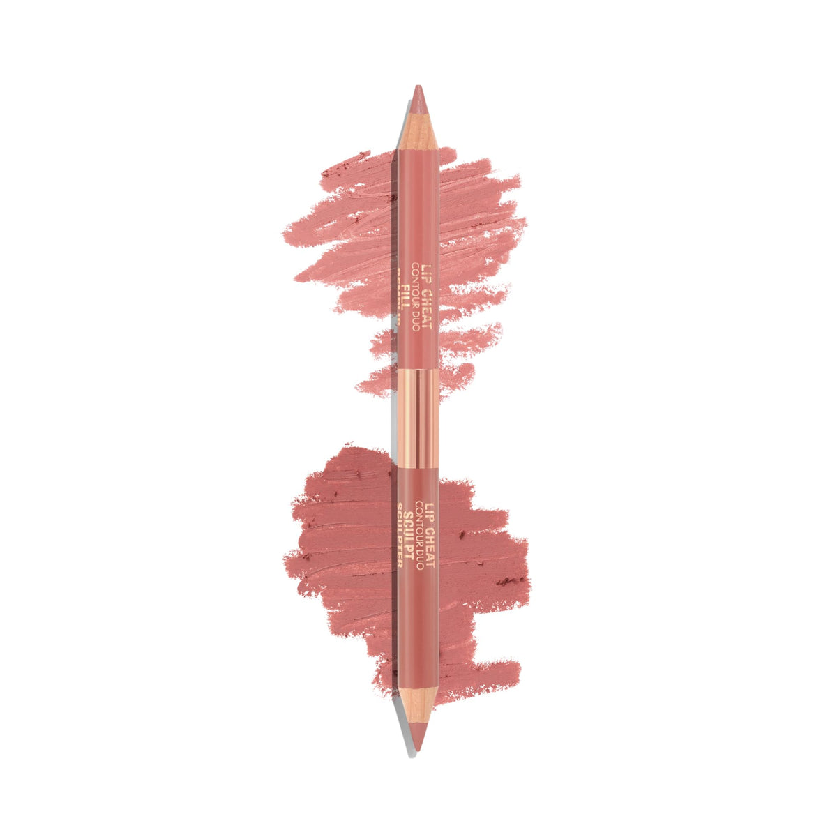 White Smoke Charlotte Tilbury Lip Cheat Contour Duo - Dual-Sided Lip Liner Pencil