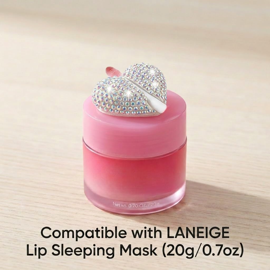 Light Gray Veseek Lip Brush Covers,Lip Balm Brush Compatible with LANEIGE Lip Sleeping Mask,Silicone Sleeve Protector for Lip Brushes