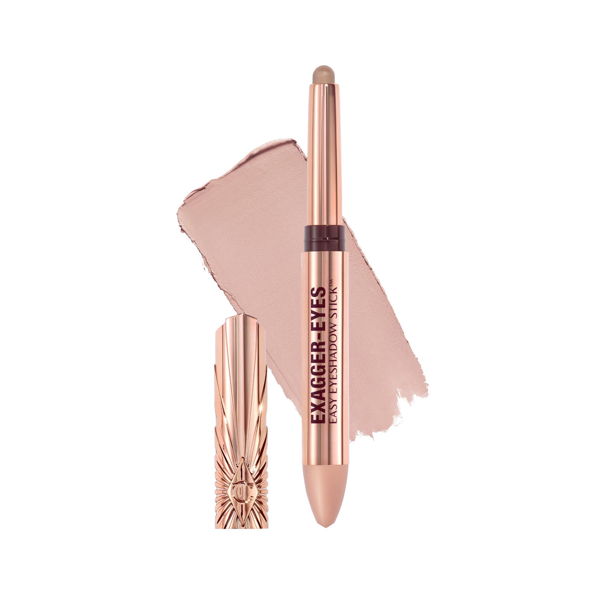 White Smoke Charlotte Tilbury Exagger-Eyes Easy Eyeshadow Stick, Blendable Cream