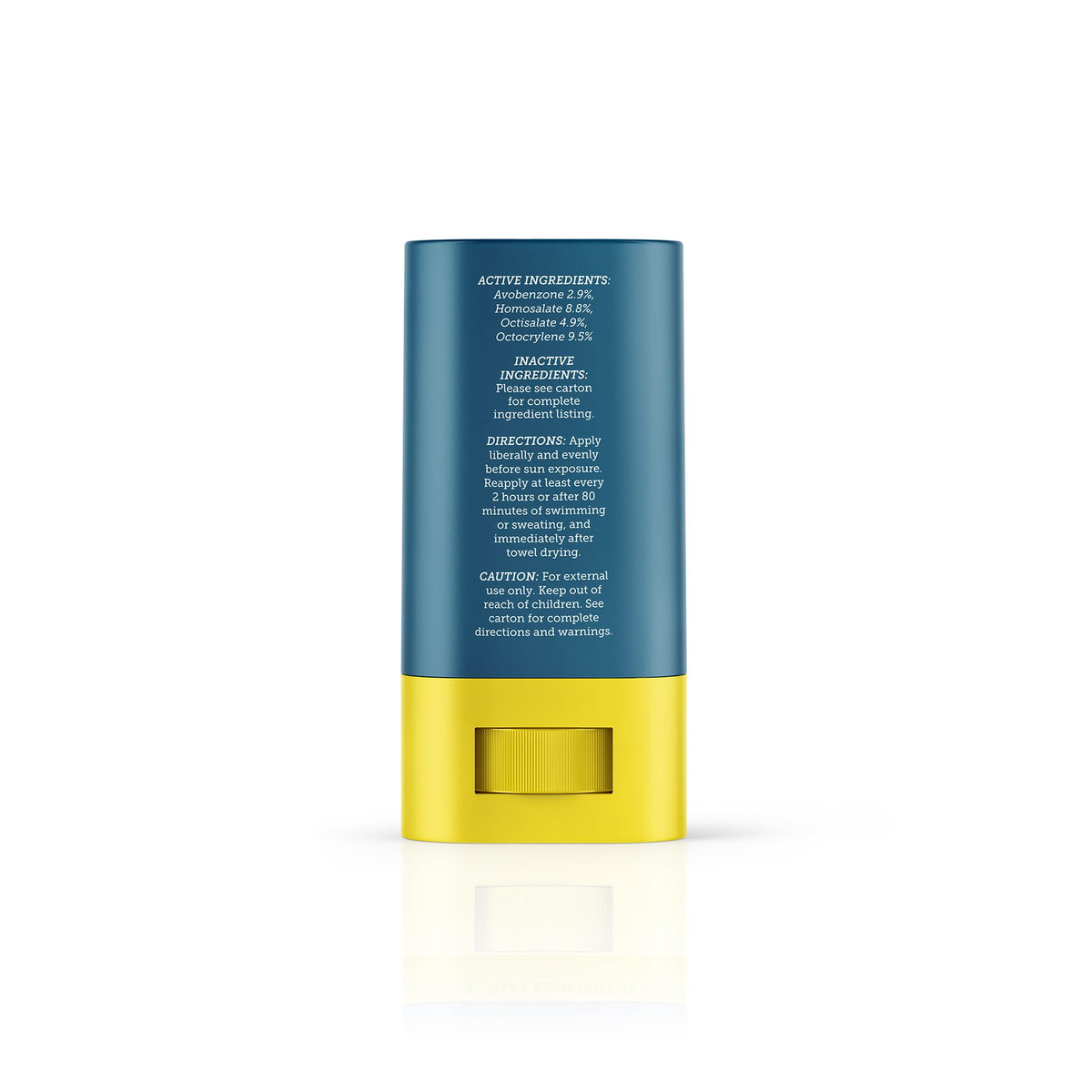 Dark Slate Blue Oars + Alps SPF 50 Matte Face Sunscreen Stick, Derm Tested, 3pk, .53oz