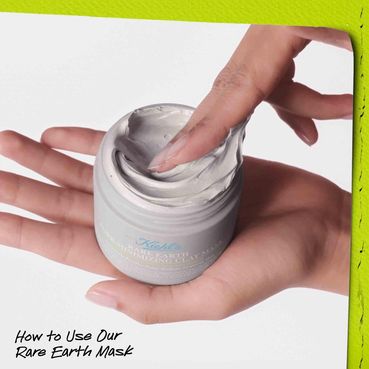 Lavender Kiehl's - Rare Earth Clay Face Mask - Minimizes Pores - Facial Mask