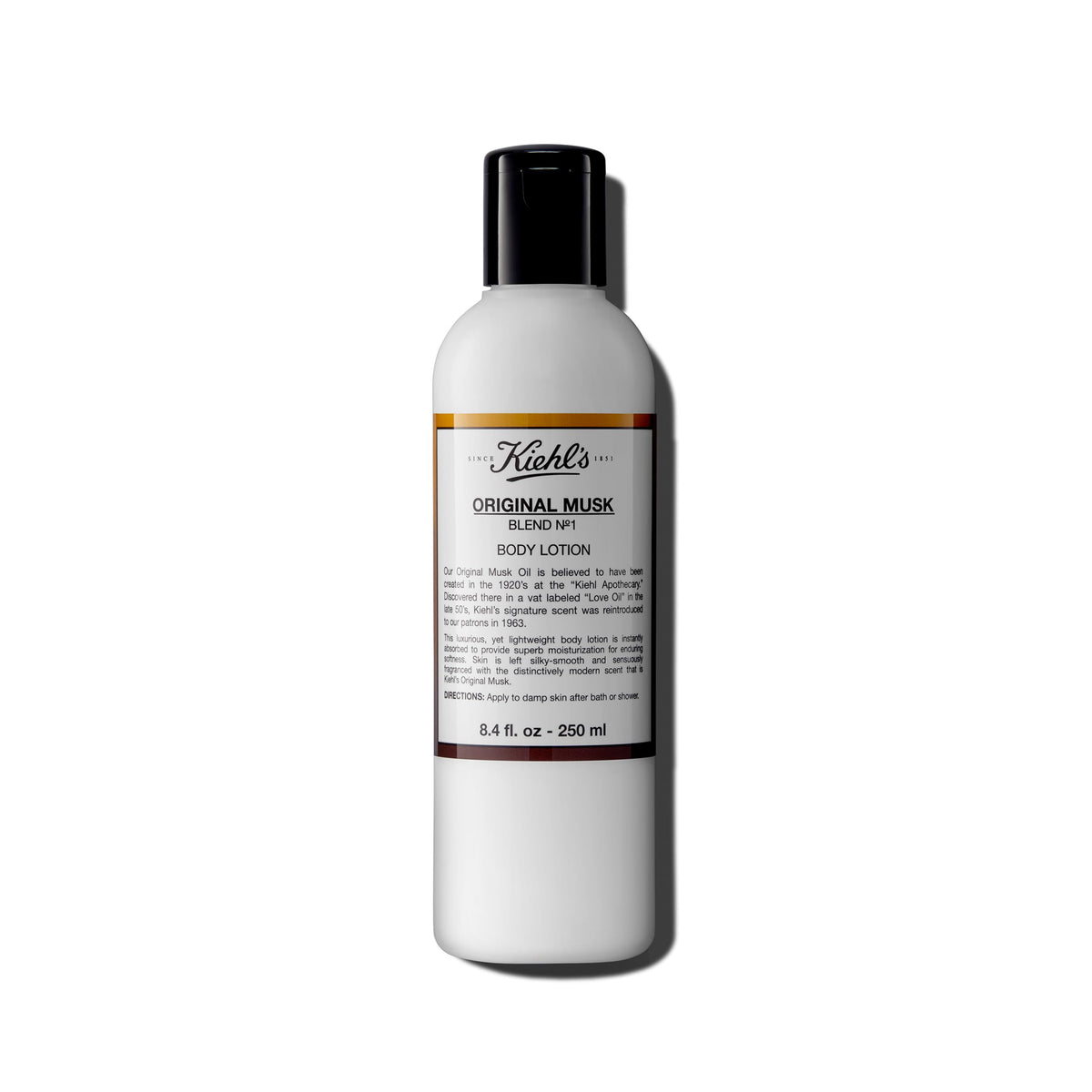 White Smoke Kiehl's - Original Musk Body Lotion - Lightweight Moisturizer - 8.4 fl oz