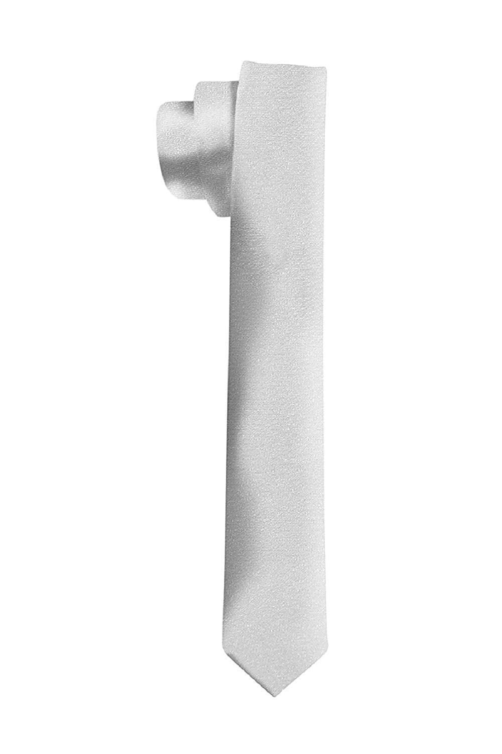 White Smoke Alcove Men's/Boys Slim Tie For Party And Occasions, Multicolour, Free Size