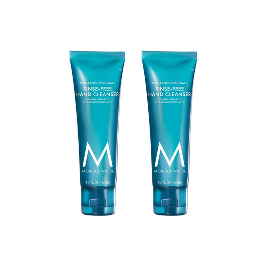 White Smoke Moroccanoil Rinse-Free Hand Cleanser with Hyaluronic Acid, 1.7 Fl. Oz (Pack of 2)