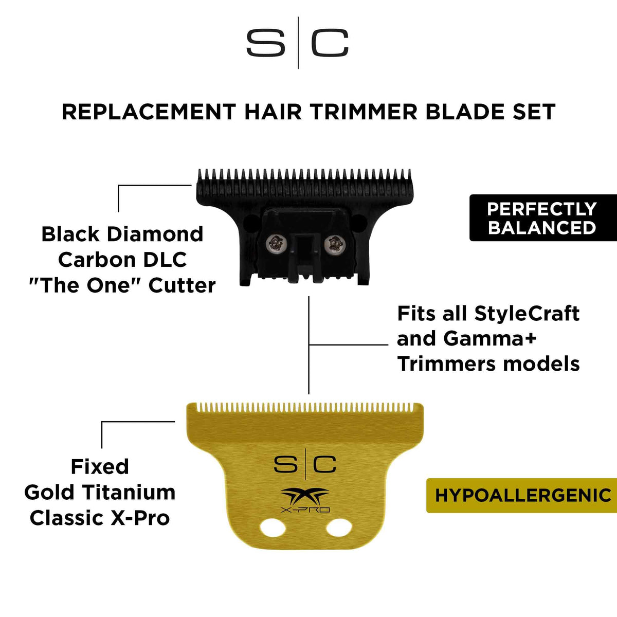 White Smoke STYLECRAFT Flex Professional Modular Super-Torque Cordless Hair Trimmer