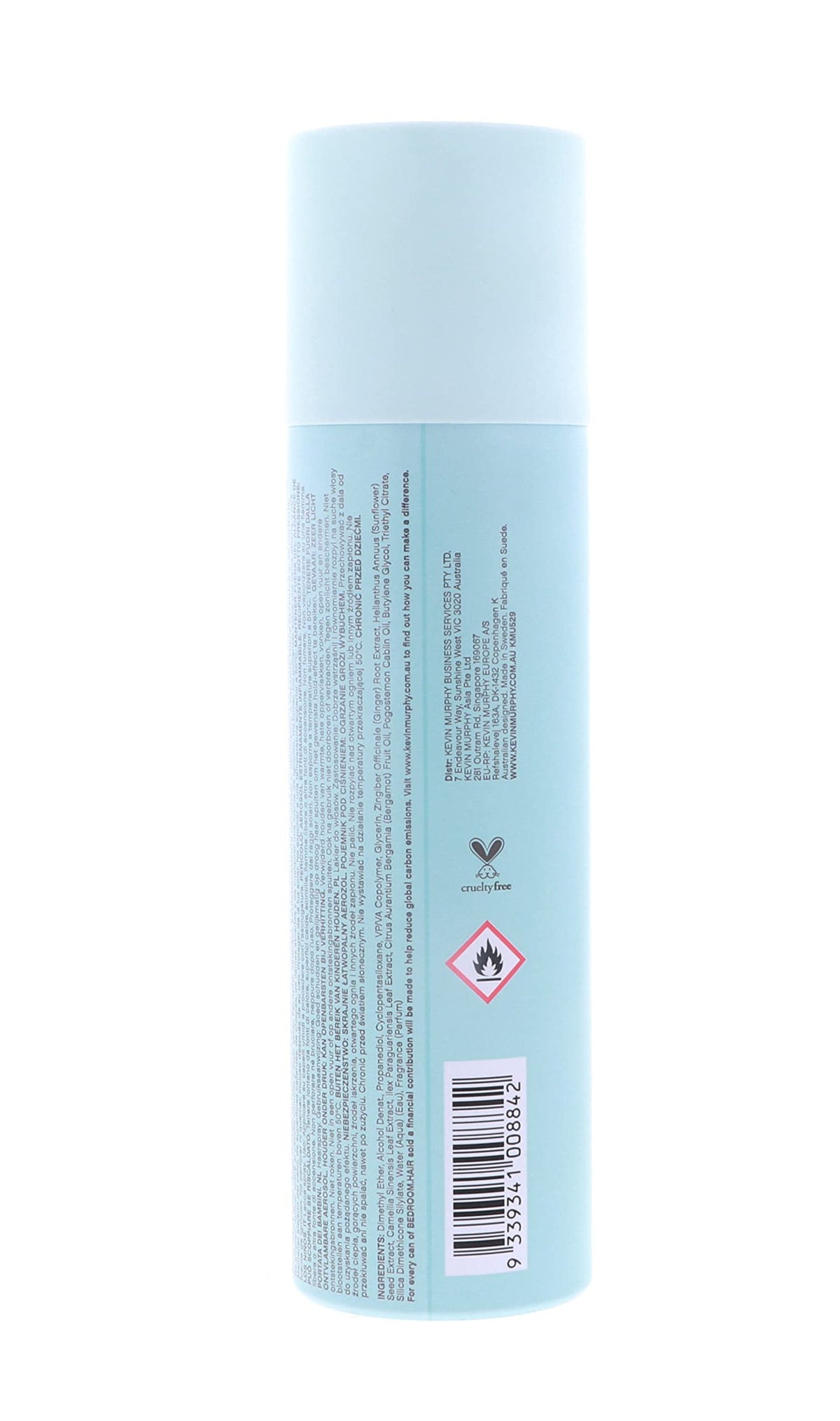 Light Steel Blue Kevin Murphy Bedroom Hair Flexible Texturising Hairspray, 7.9 Ounce