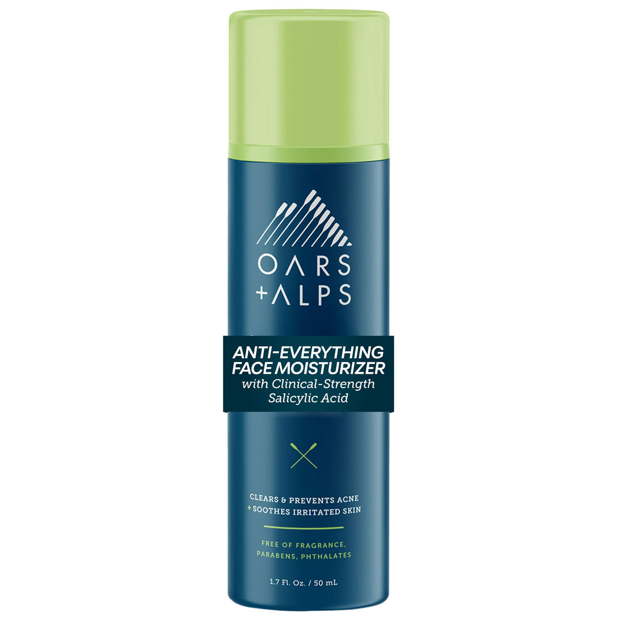 Dark Slate Gray Oars + Alps Anti-Acne Face Moisturizer, Lightweight, 1pk, 1.7 Fl Oz