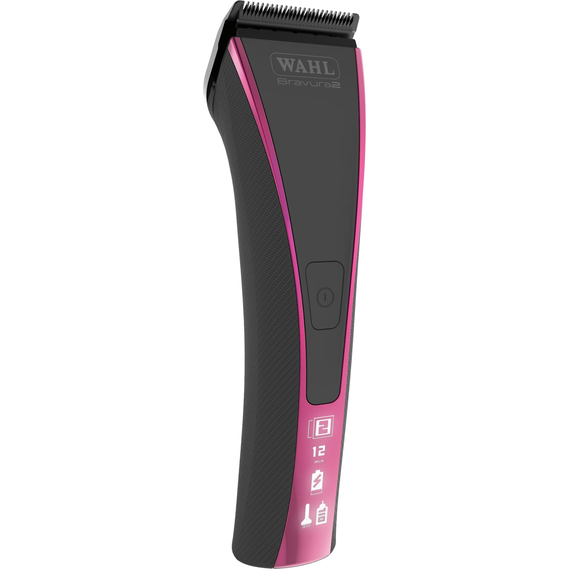 White Smoke Wahl Pro Animal Bravura2 - Cordless Professional Pet Clipper for Dogs, Cats & Horses - Multi-Speed - Durable & Easy to Carry - USB Charging - Travel-Friendly - Comfortable Grip - Brilliant Rose