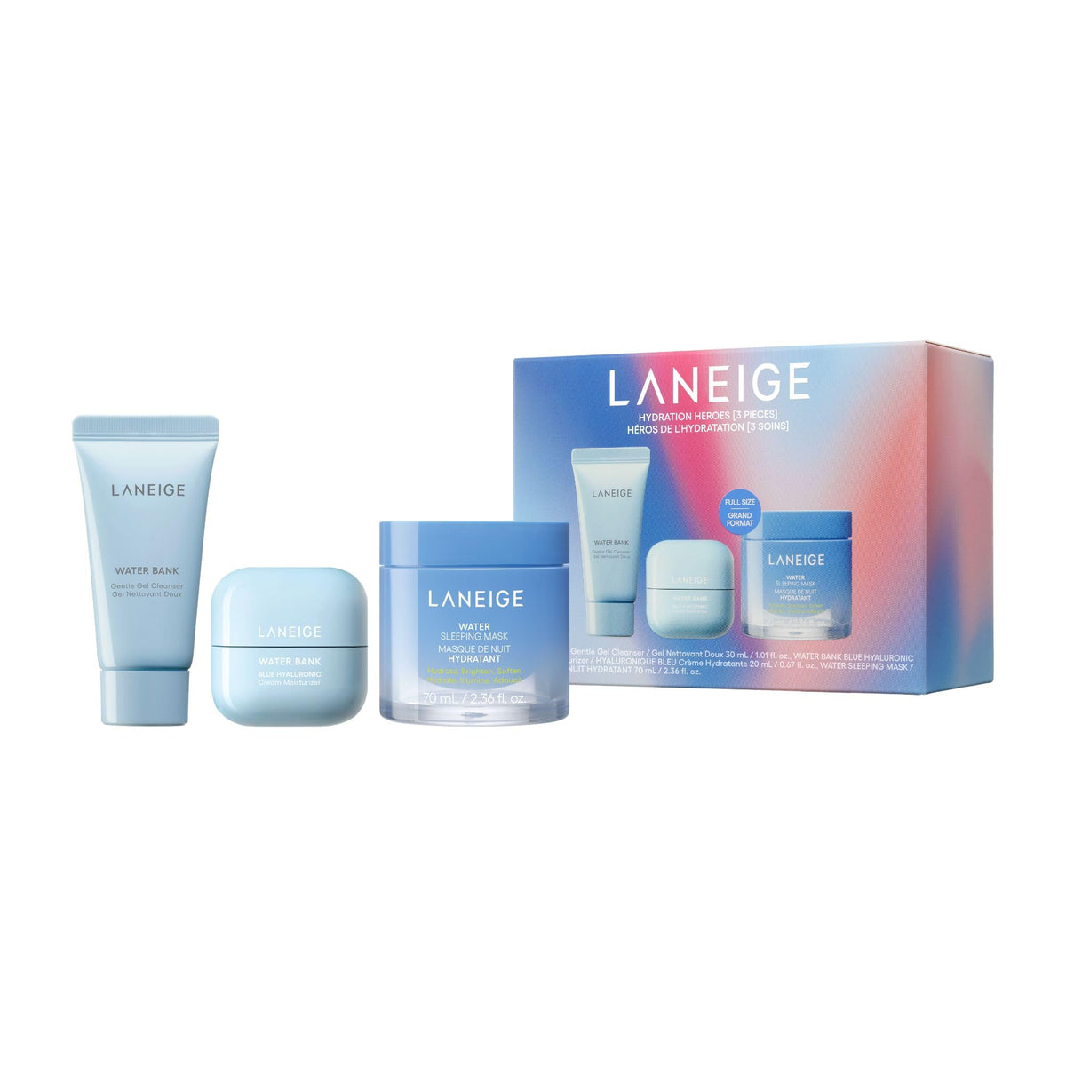 White Smoke LANEIGE Daily Hydration Essential Set