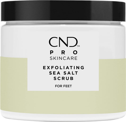 Lavender CND Pro Skincare Exfoliating Sea Salt Scrub for Feet, 54 oz.