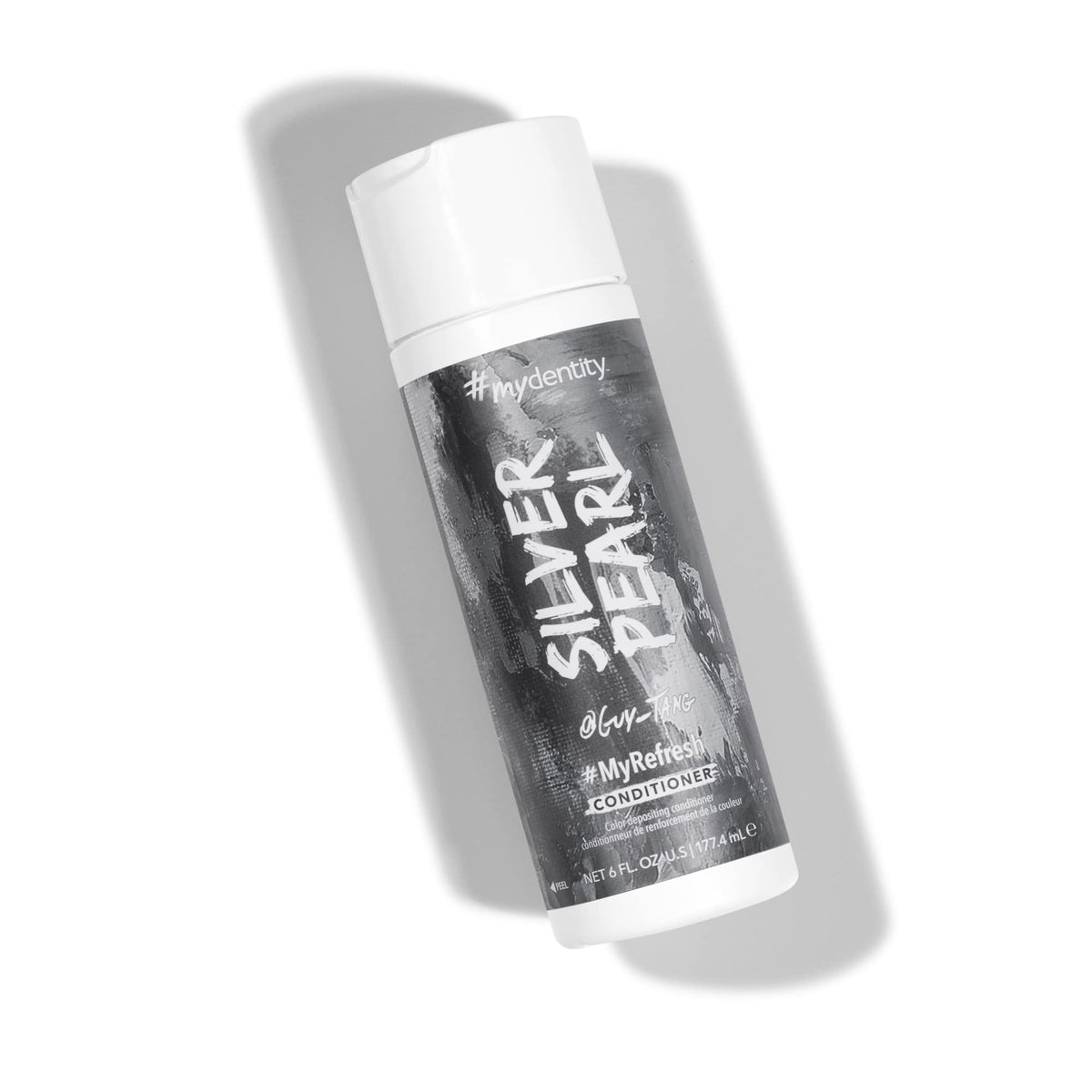 White Smoke #mydentity MyRefresh Color Depositing Conditioner, Silver Pearl, 6 oz | Temporary Hair Dye | Color Lasts up to 25 washes