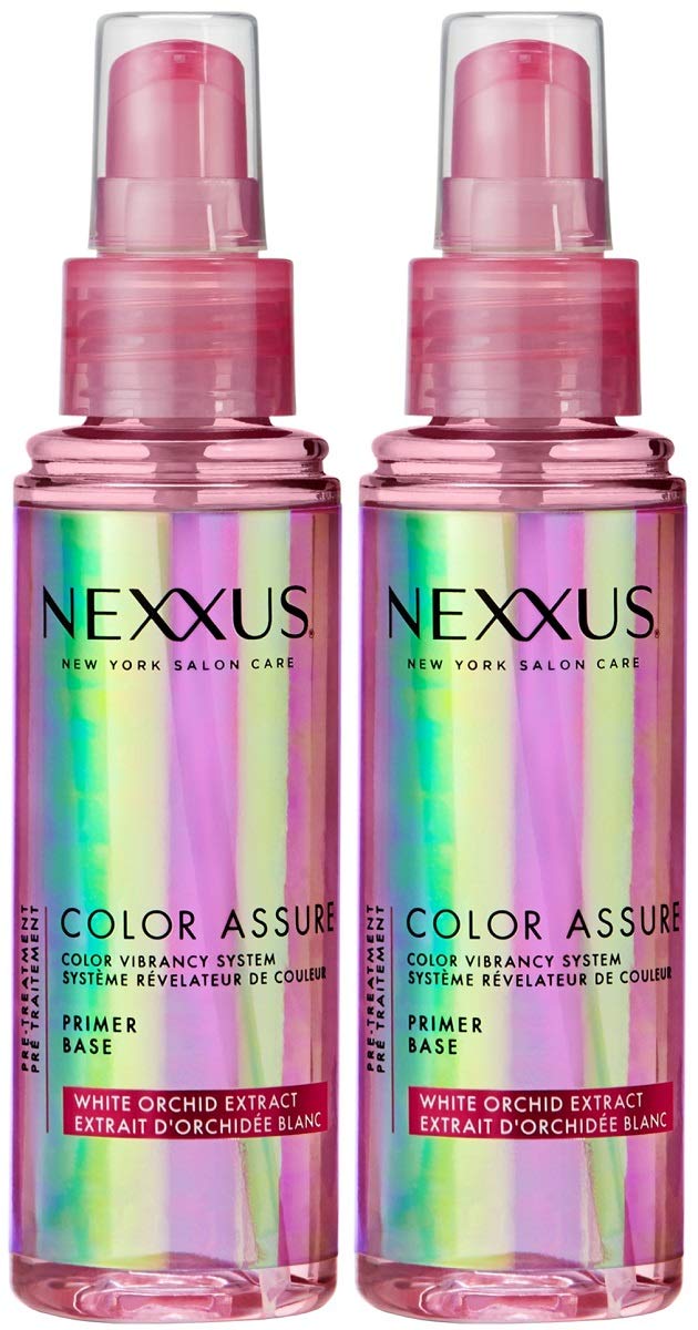 White Smoke Nexxus Color Assure Pre-Wash Primer 3.3 Ounce (97ml) (2 Pack)