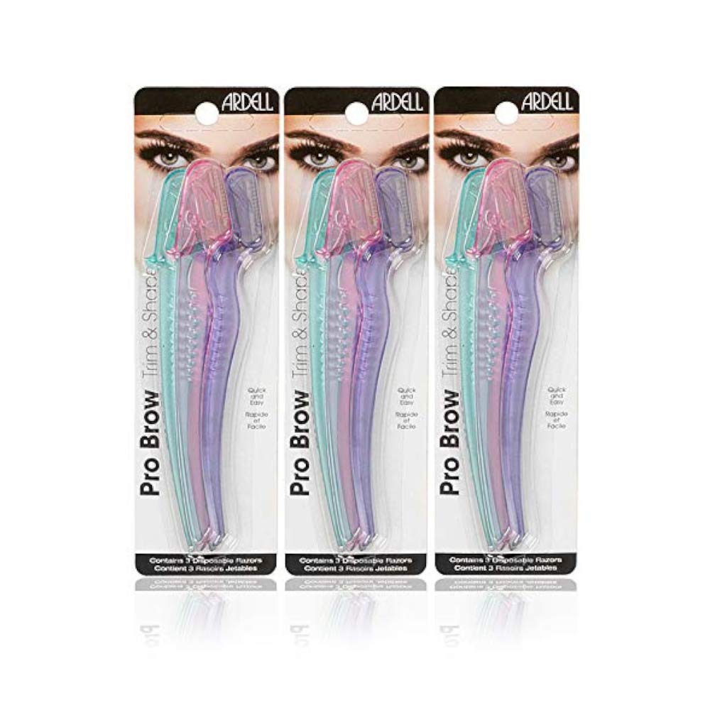 Lavender Ardell Brow Trim and Shape Grooming Tool, 3 Count
