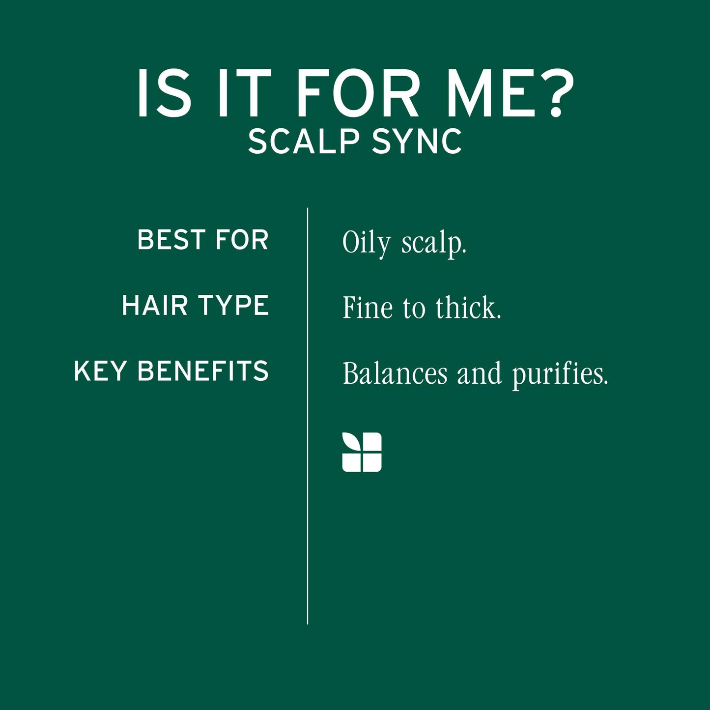 Dark Slate Gray Biolage Scalp Sync Clarifying Shampoo - Residue & Buildup Remover, For Oily Scalp, Fermented Tea & Glycolic Acid, Vegan & Paraben-Free