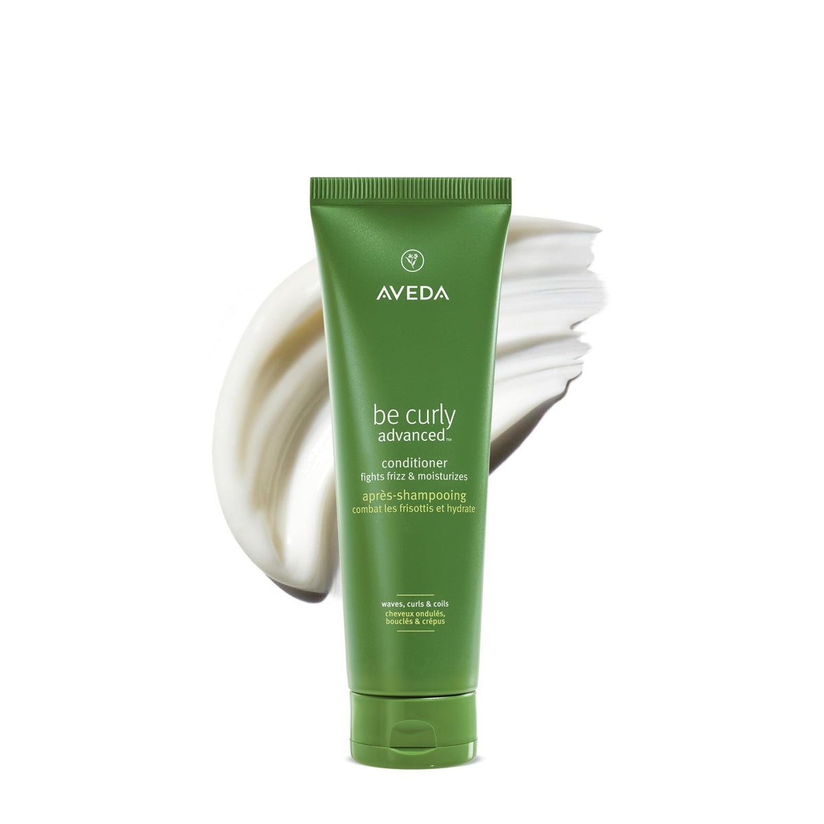 White Smoke AVEDA Be Curly Advanced Conditioner | Adds Moisture and Definition to Curly, Coily, Wavy Hair |Detangles and Fights Frizz | Silicone Free | 97% Naturally Derived*, 33.8 Fl Oz