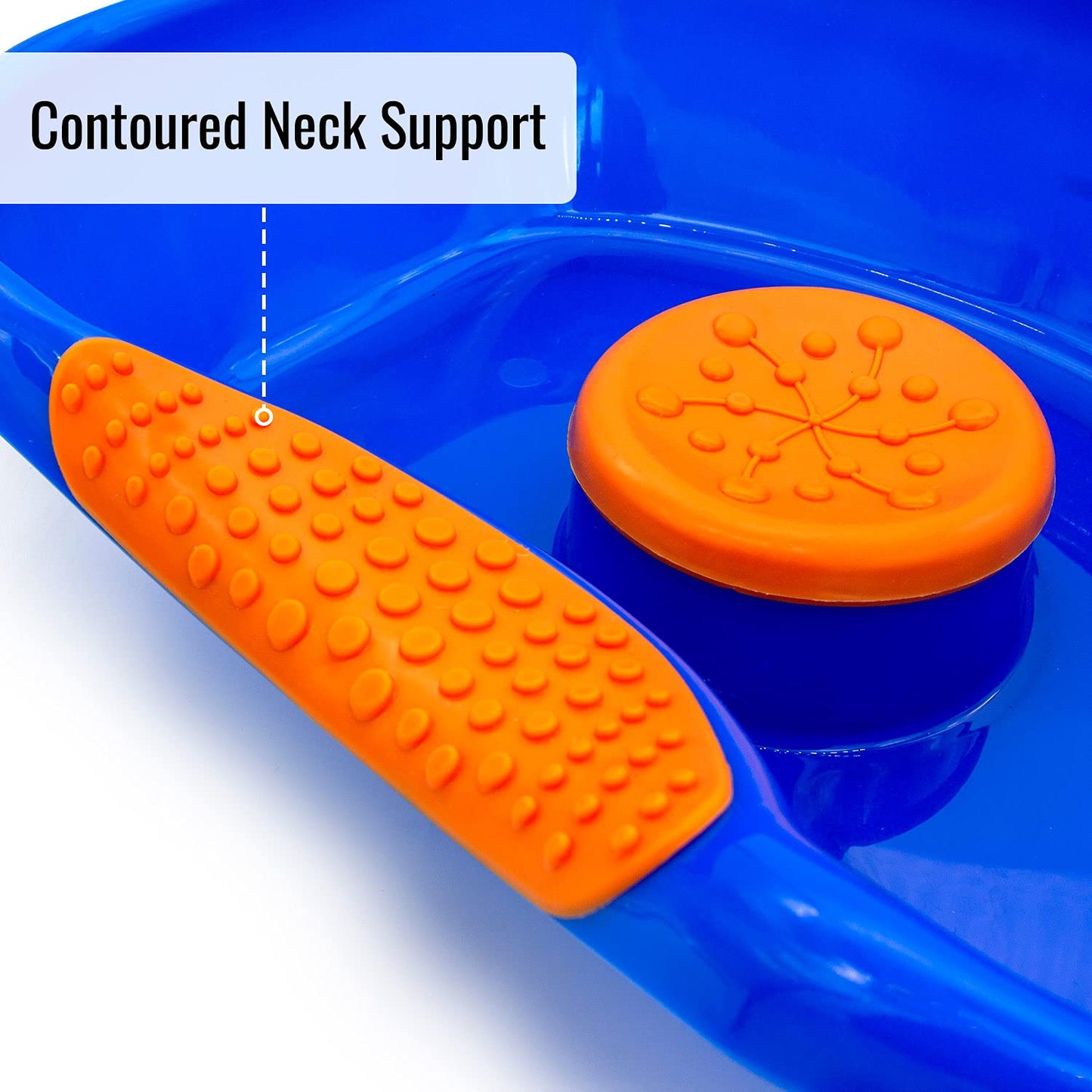 White Smoke DMI Portable Shampoo Bowl for Bedside and Hair Washing, Hair Cuts and Coloring for the Elderly, Disabled, Bedridden and Handicapped, Blue