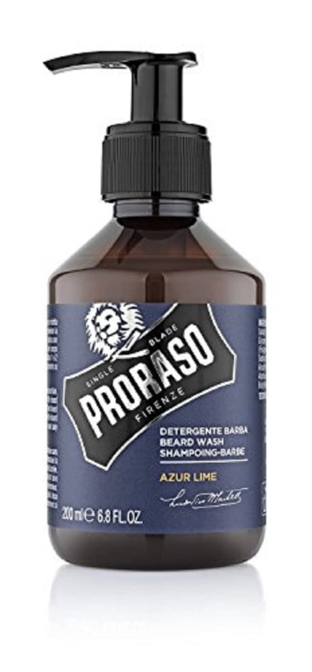 White Smoke Proraso Beard Wash for Men to Cleanse, Soften and Smooth Beard and Skin