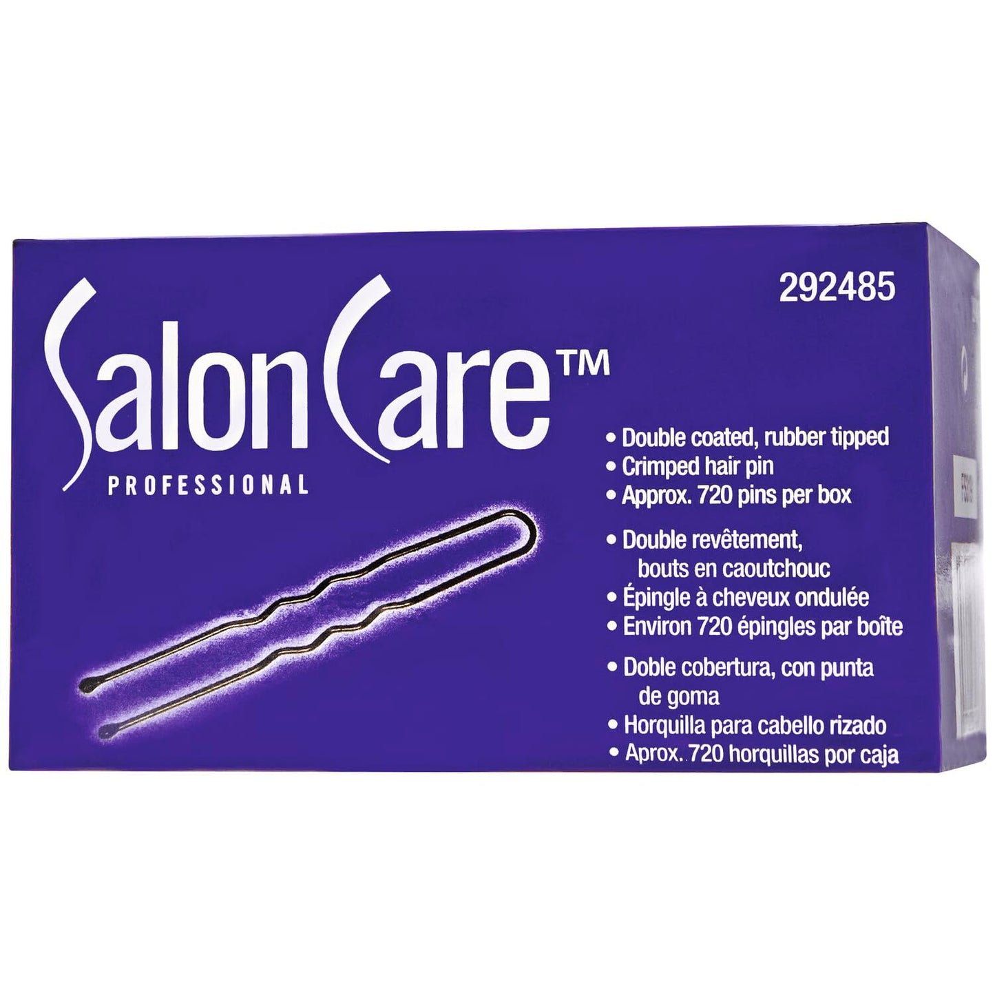 Dark Slate Blue Salon Care Brown Professional Hair Pins Brown
