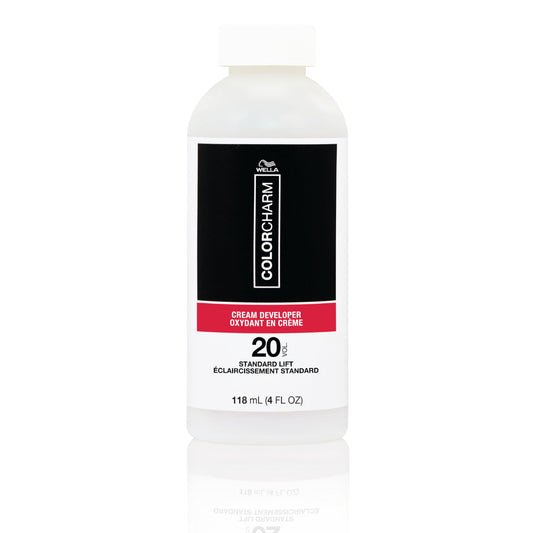 White Smoke COLORCHARM Cream Hair Color Developer | 20 Volume | For Optimal Gray Blending and Rich Multi-Dimensional End Results | 4 Fl Oz