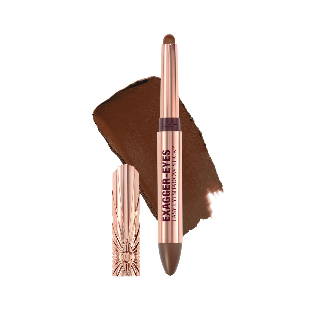 White Smoke Charlotte Tilbury Exagger-Eyes Easy Eyeshadow Stick, Blendable Cream