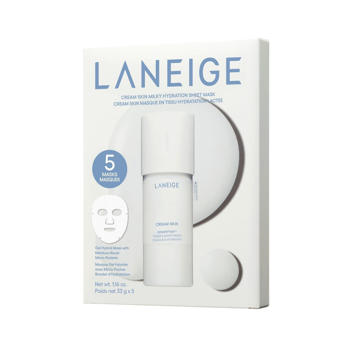 Lavender LANEIGE Cream Skin Face Hydrating Milky Toner | Korean Toner & Moisturizer