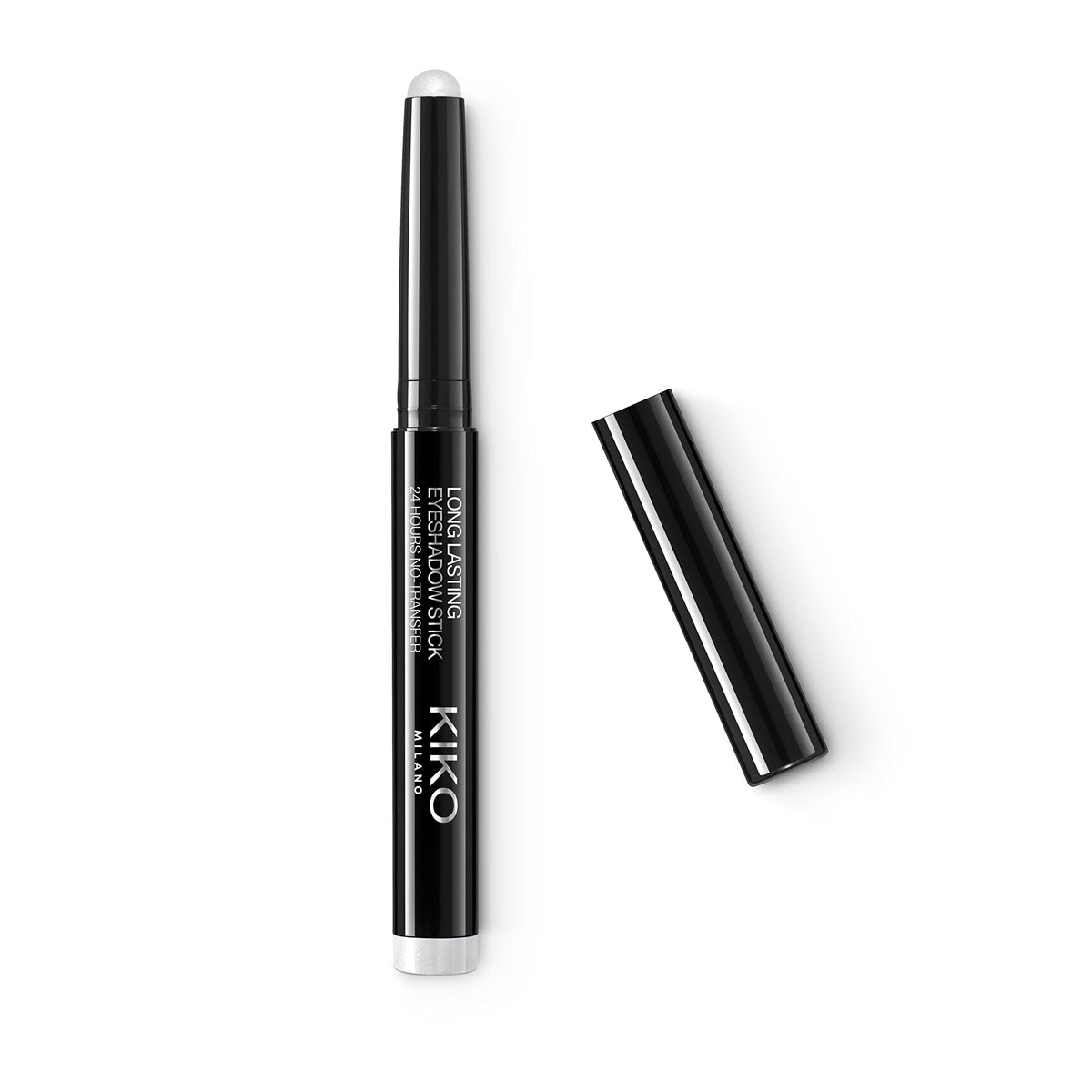 White Smoke KIKO Milano Long Lasting Eyeshadow Stick, 01 Holo White