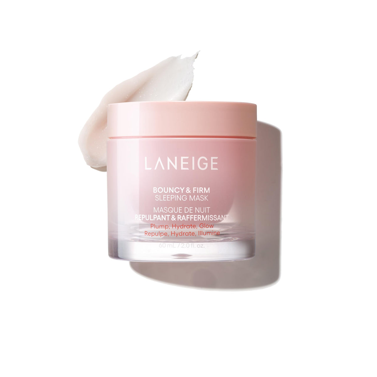 White Smoke LANEIGE Bouncy & Firm Sleeping Mask | Korean Overnight Face Mask