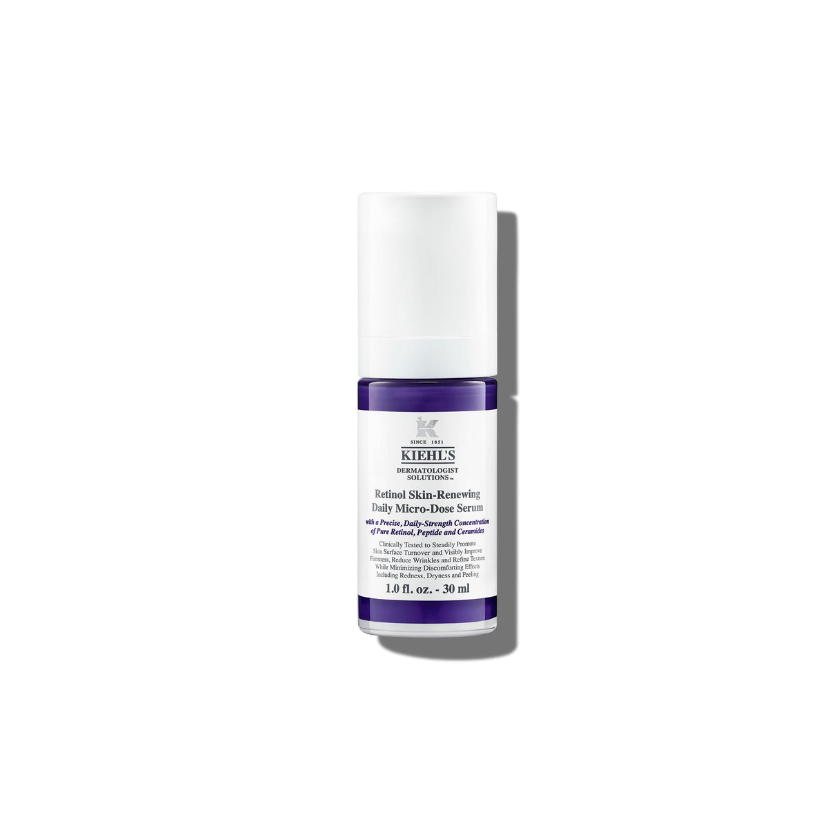 White Smoke Kiehl's - Retinol Skin-Renewing Daily Micro-Dose Serum - 1 fl oz